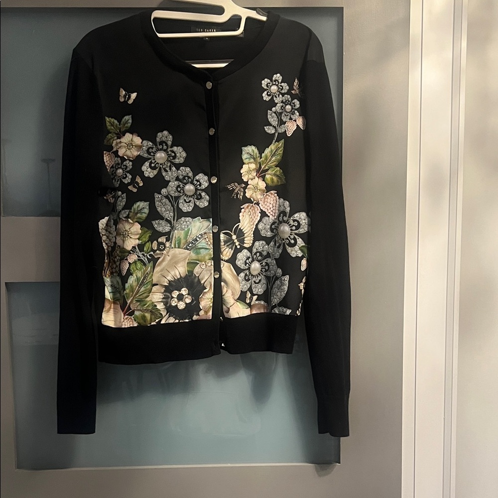 Ted Baker Black Floral Jacket